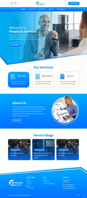 Web Design by pb for this project | Design: #29397133
