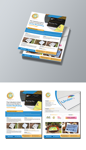 Design de Flyer par Design Motion pour Braille Tactile Signs (Aust)  | Design : #29408955