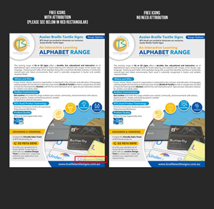 Design de Flyer par DA. pour Braille Tactile Signs (Aust)  | Design : #29553305