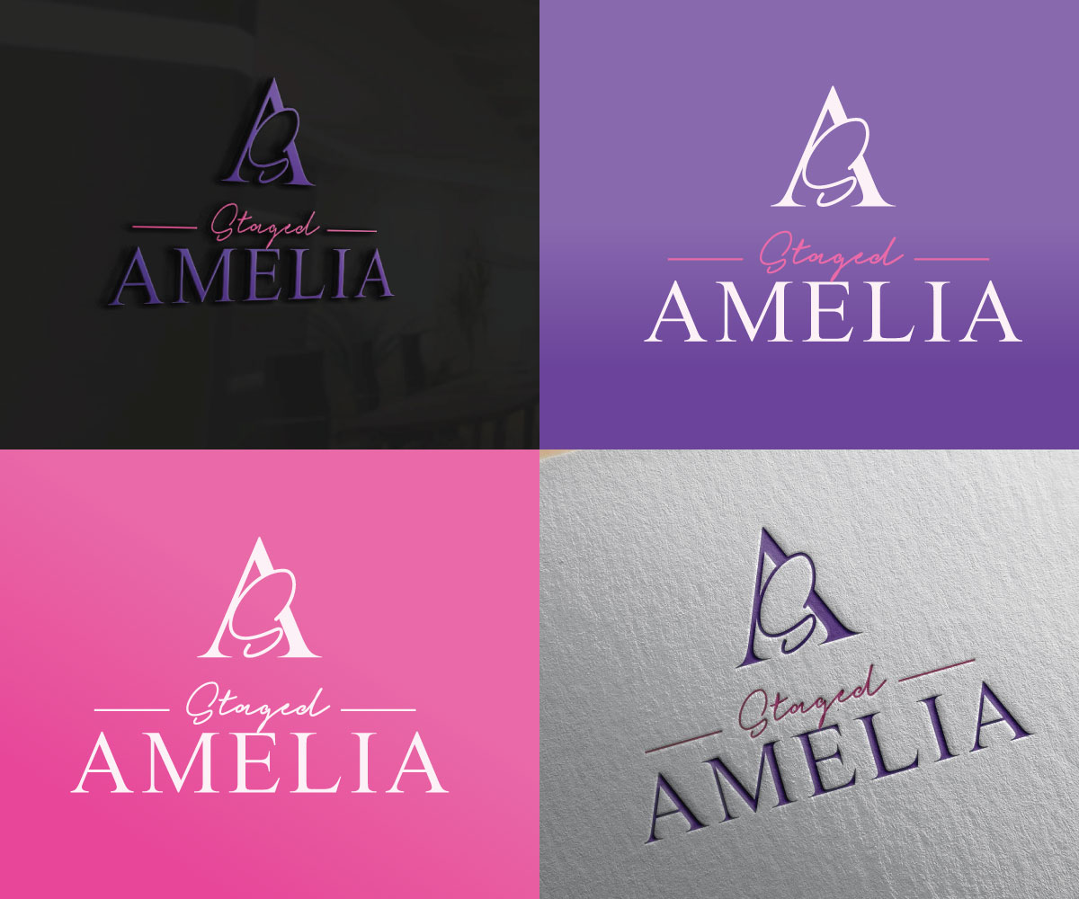Logo Design by Adi Graphics for Staged Amelia | Design #29481081