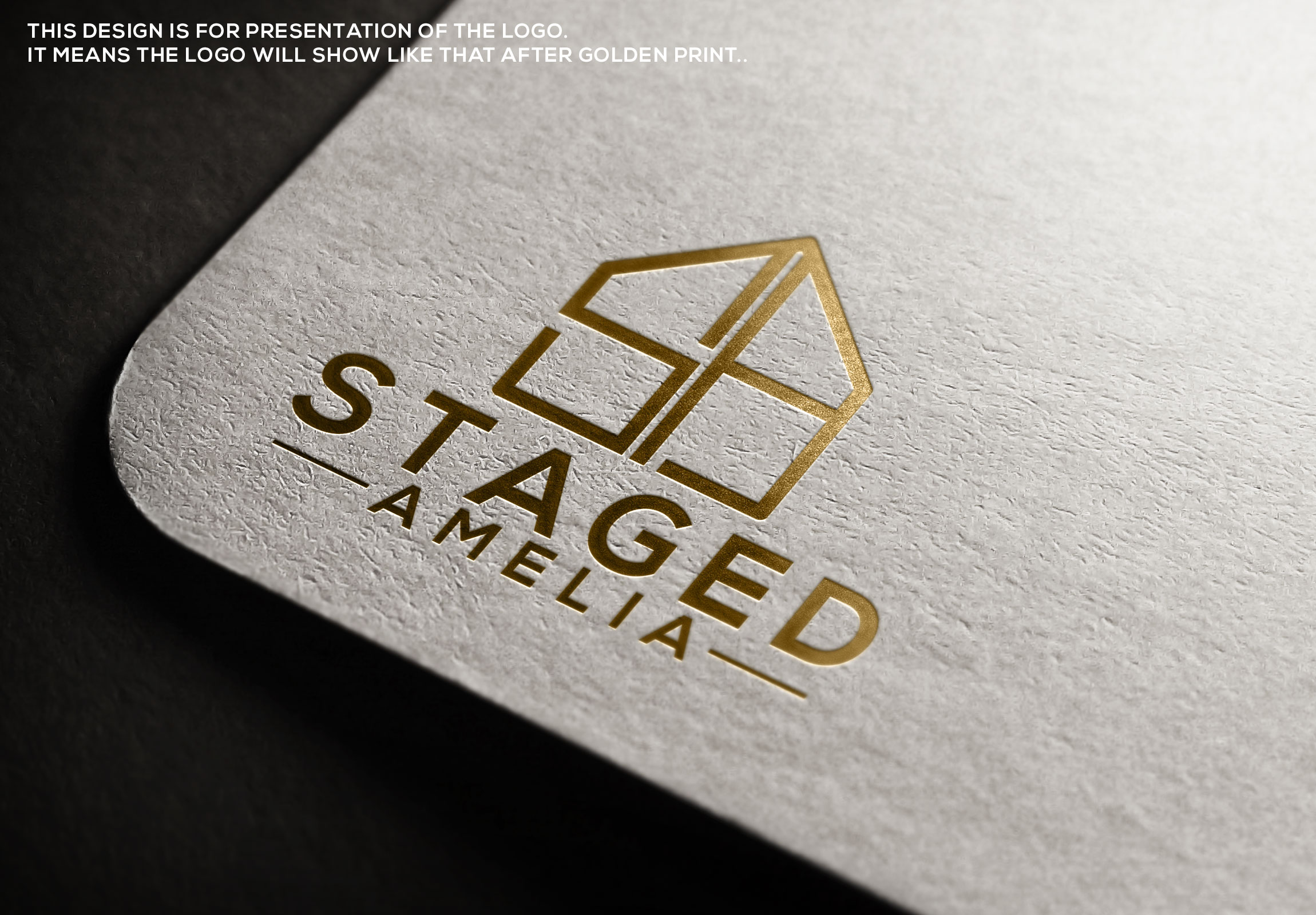Diseño de Logo por Rosalie... para Staged Amelia | Diseño #29494183