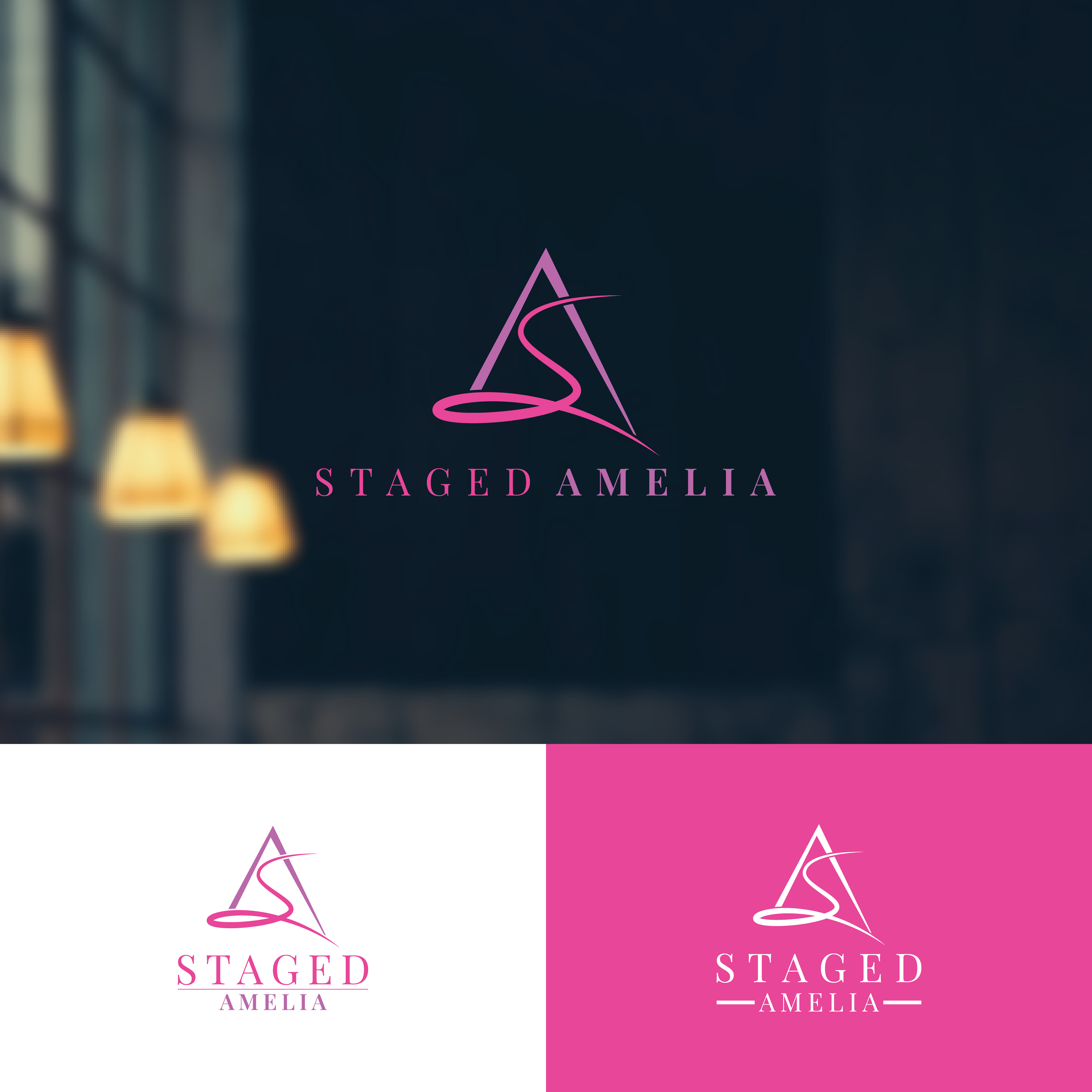 Logo-Design von Design Element für Staged Amelia | Design #29487289