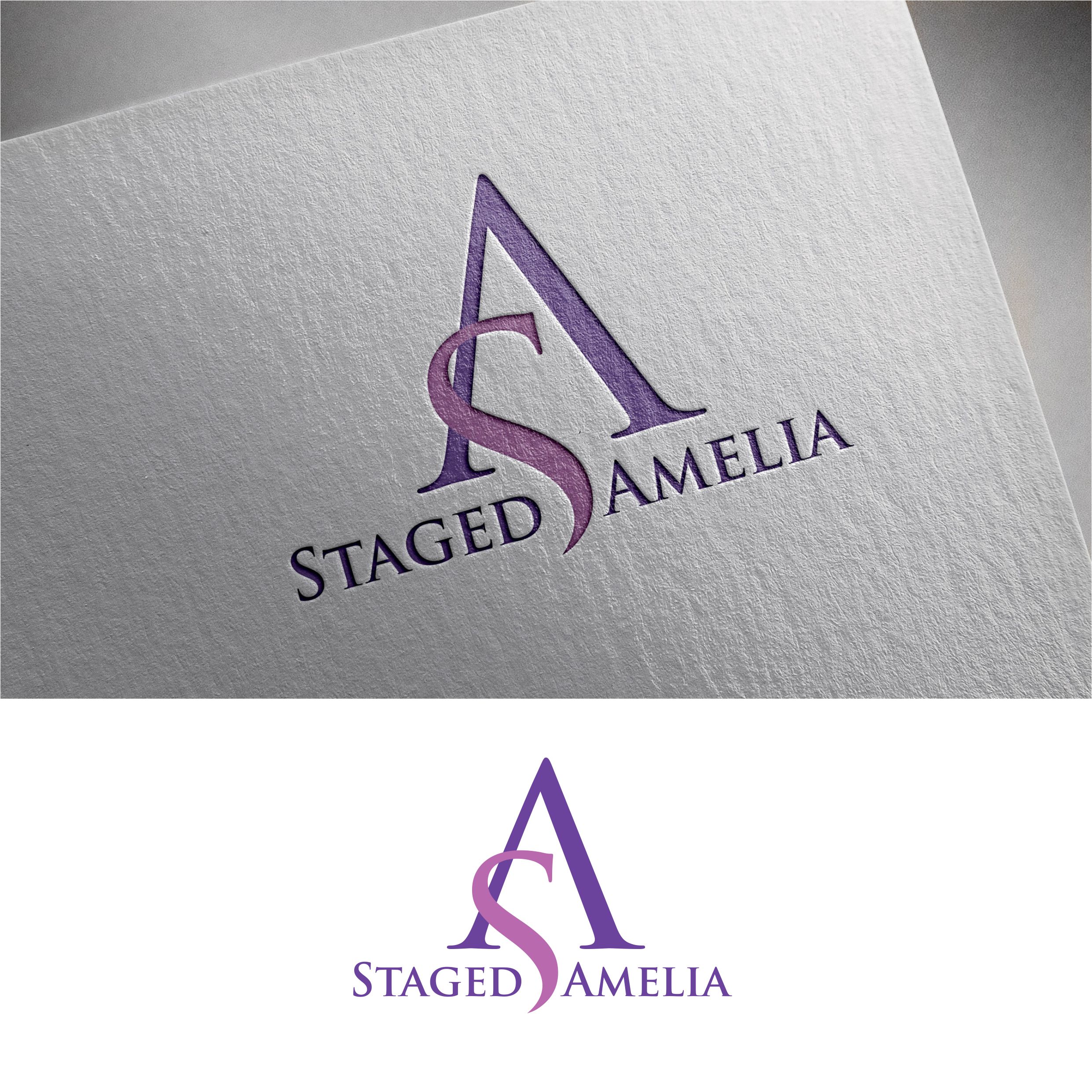 Logo Design by Jeferson HP for Staged Amelia | Design #29480890
