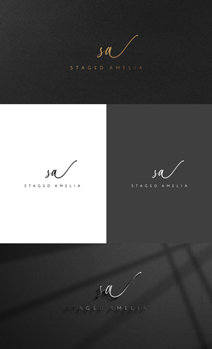 Logo-Design von GLDesigns für Staged Amelia | Design: #29480610