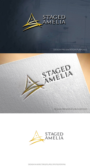 Logo-Design von graphicevolution für Staged Amelia | Design: #29480007