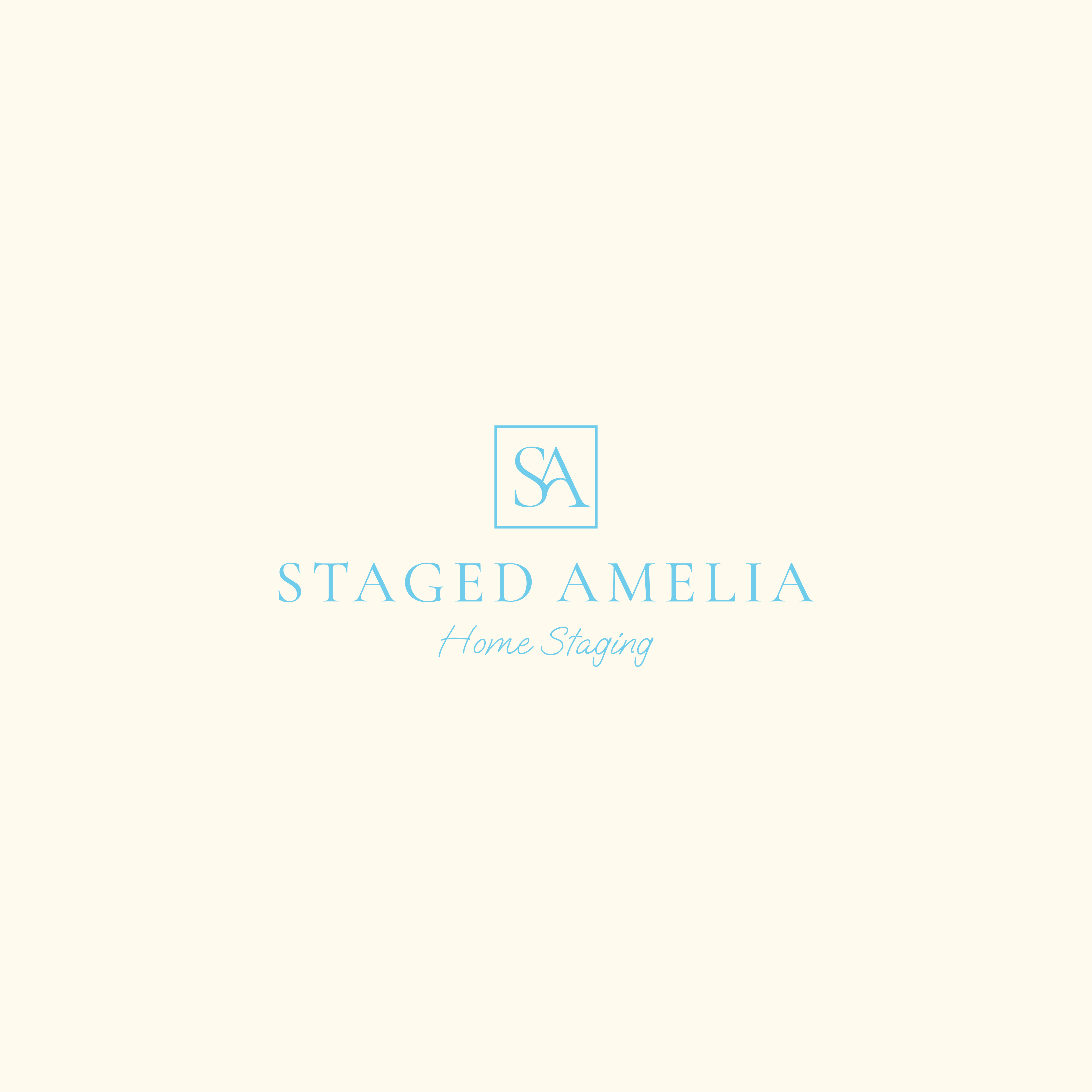 Logo Design by Ivan varian for Staged Amelia | Design #29488765
