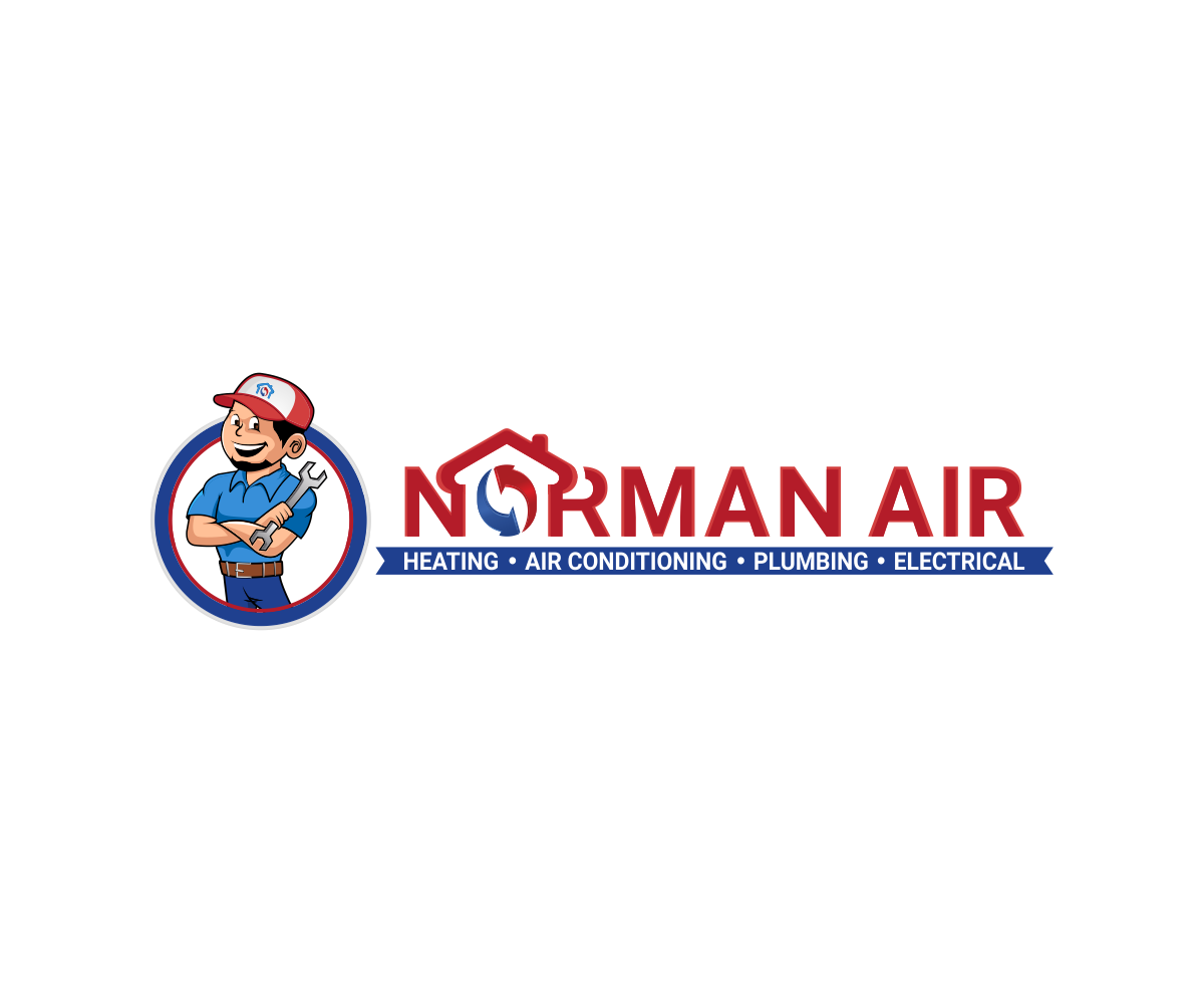 Logo Design by Artch4 for Norman Heating and Air Conditioning | Design #29410922