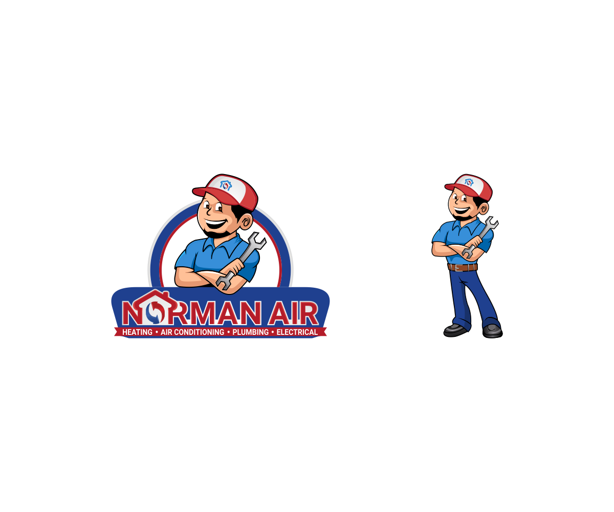 Logo Design by Artch4 for Norman Heating and Air Conditioning | Design #29410923