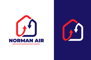 Diseño de Logo por AHNAF_S para Norman Heating and Air Conditioning | Diseño: #29397727
