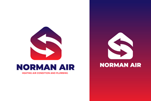 Diseño de Logo por AHNAF_S para Norman Heating and Air Conditioning | Diseño: #29397762