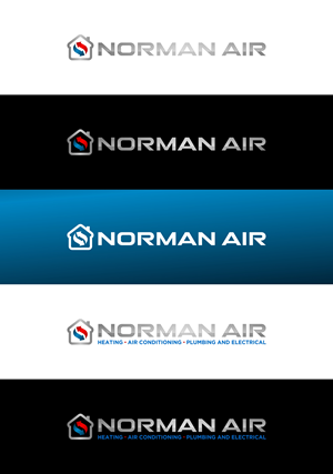 Logo Design by Goodpartner for Norman Heating and Air Conditioning | Design #29425997