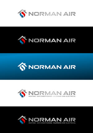 Logo Design by Goodpartner for Norman Heating and Air Conditioning | Design: #29426020