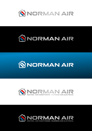 Logo Design by Goodpartner for Norman Heating and Air Conditioning | Design: #29426048