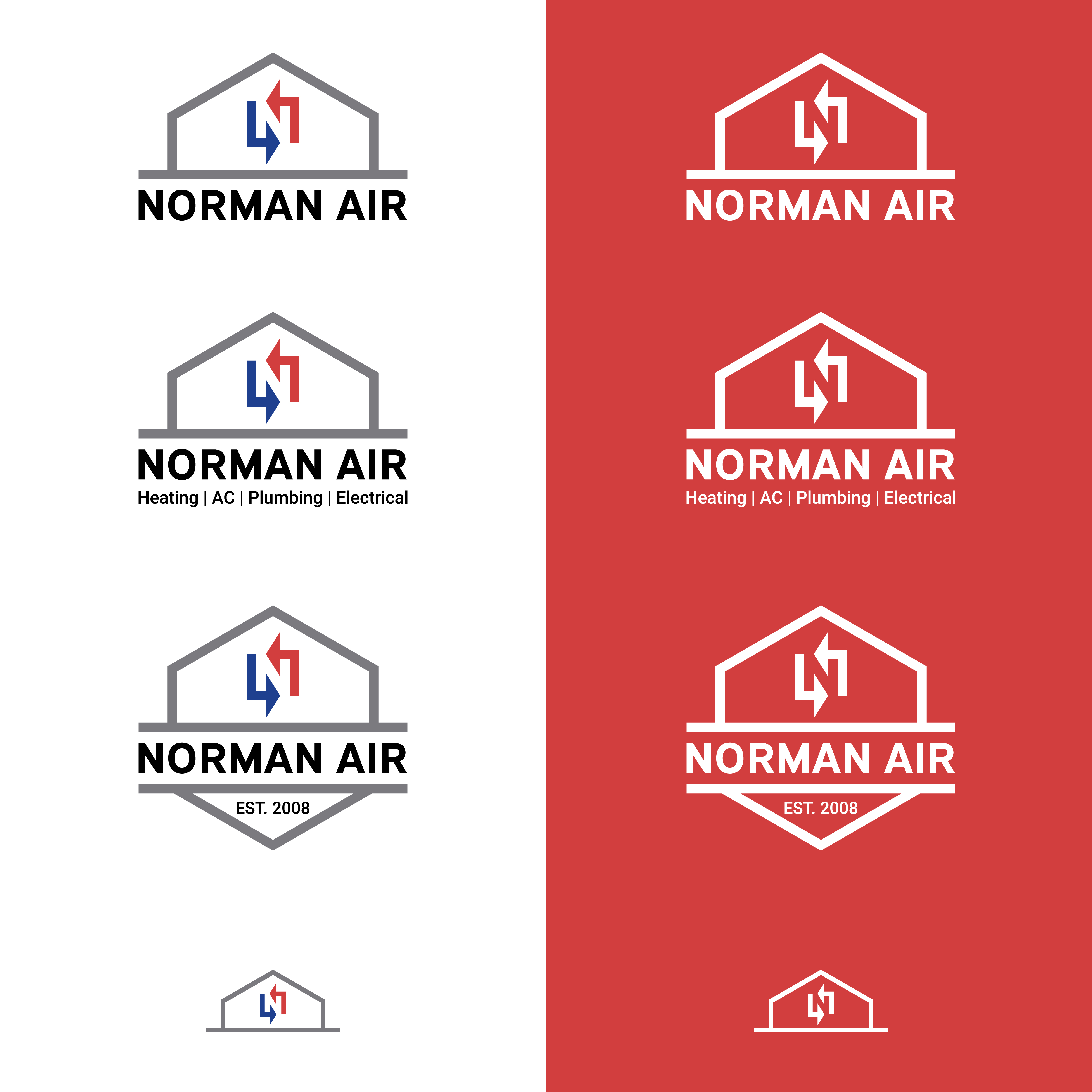 Design de Logo par crogersdesign pour Norman Heating and Air Conditioning | Design #29403328