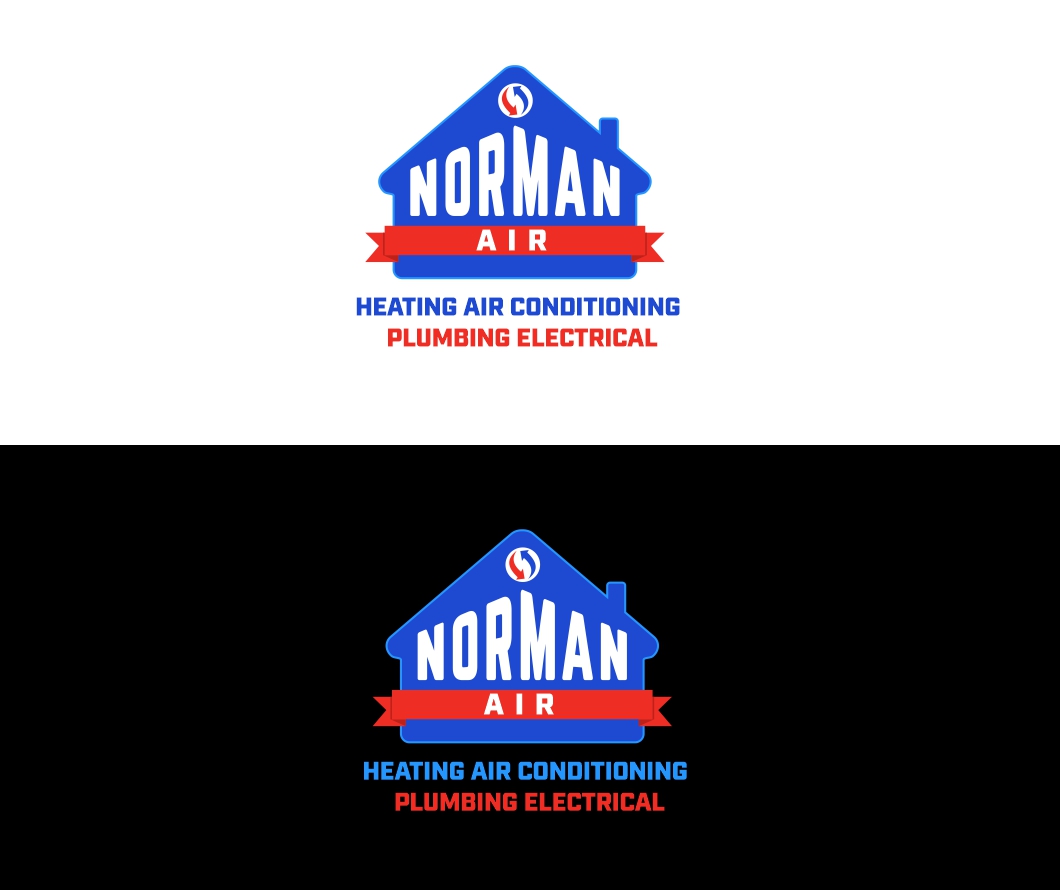 Logo Design by mazyo2x for Norman Heating and Air Conditioning | Design #29416549