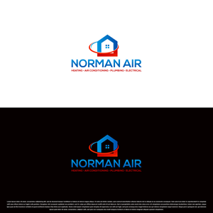 Logo Design by DesignDUO for Norman Heating and Air Conditioning | Design: #29424563
