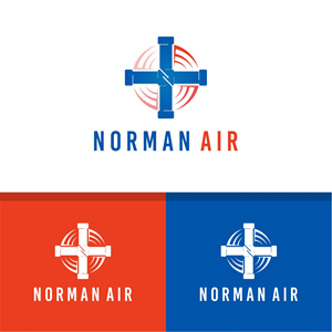 Logo Design by brand maker for Norman Heating and Air Conditioning | Design: #29396325