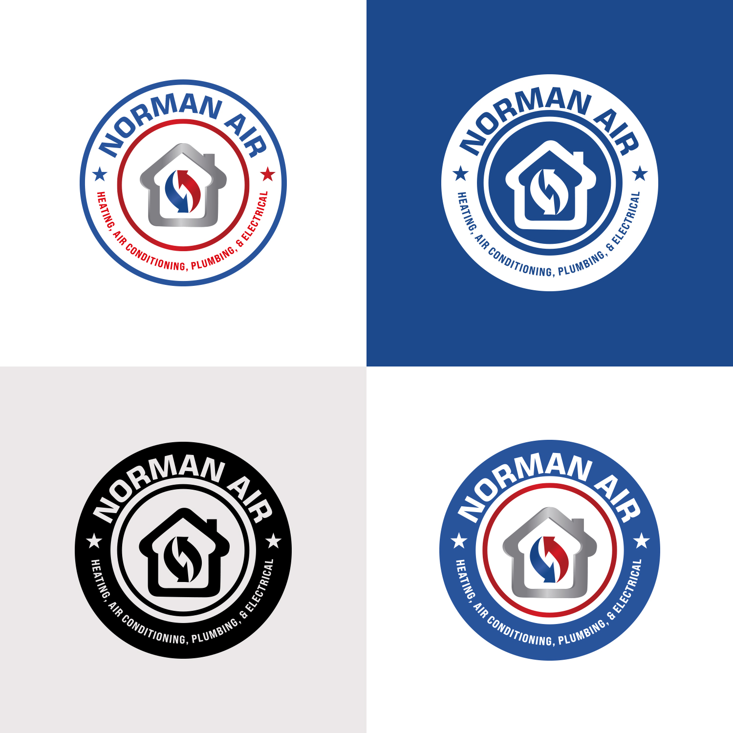 Diseño de Logo por Maxo-Biz para Norman Heating and Air Conditioning | Diseño #29399206