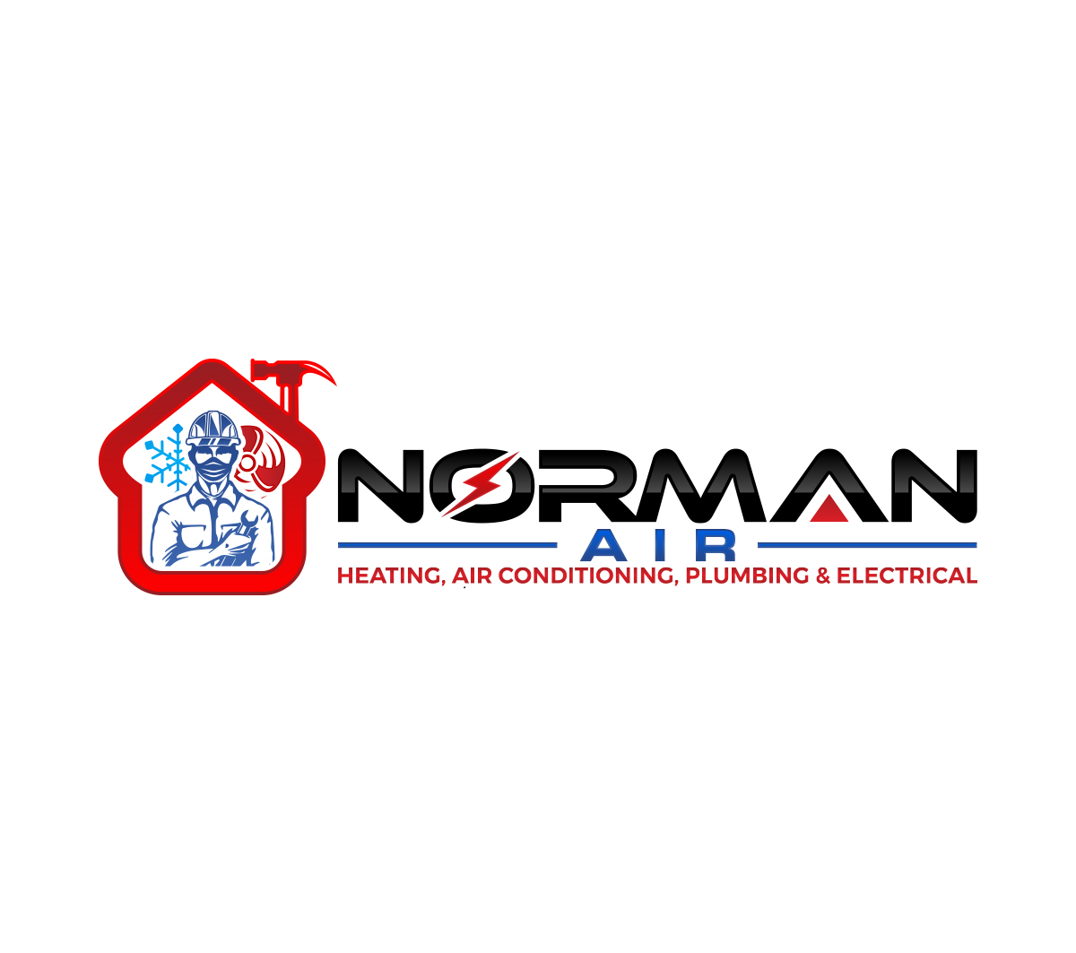 Logo Design by Imran_me for Norman Heating and Air Conditioning | Design #29395776