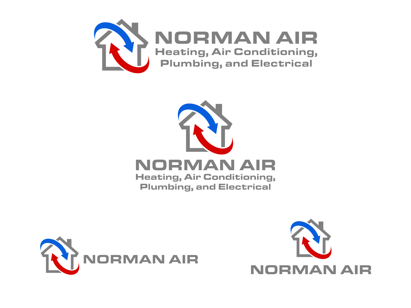 Logo Design by BNdesigner for Norman Heating and Air Conditioning | Design #29406246