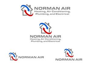 Logo-Design von BNdesigner für Norman Heating and Air Conditioning | Design: #29406246