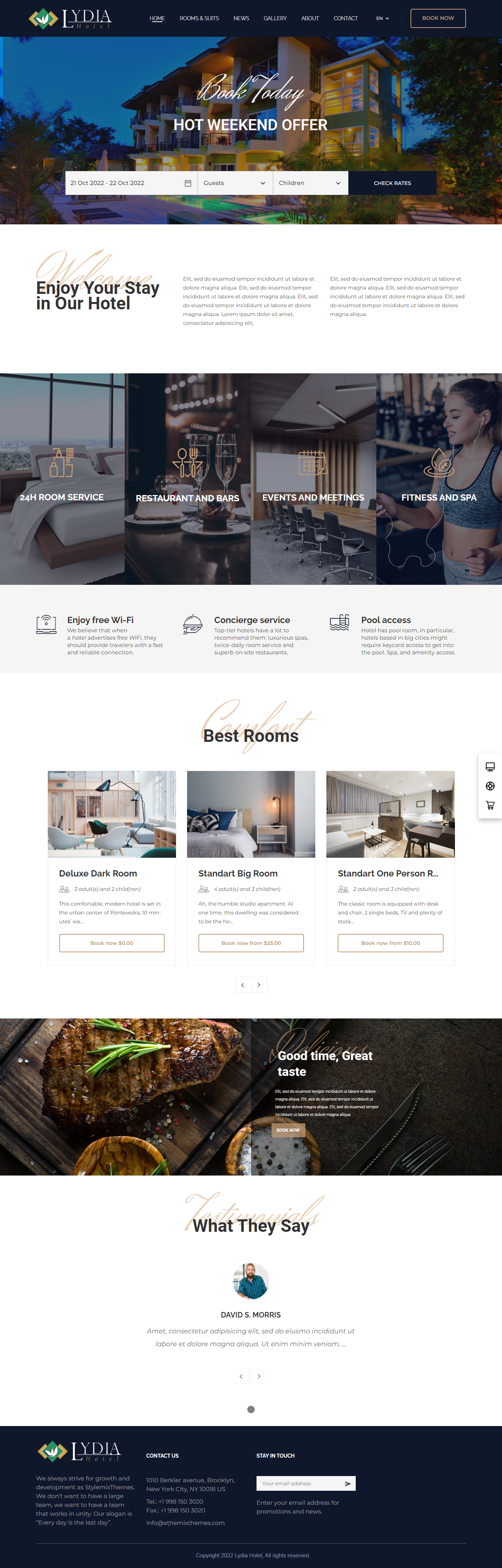 Web Design by M79 for Lydia Hotel SA | Design #29397424