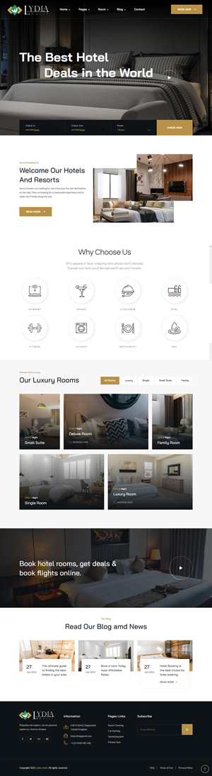 Web Design by M79 for Lydia Hotel SA | Design: #29397461