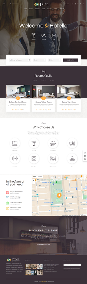 Web Design by M79 for Lydia Hotel SA | Design: #29397509