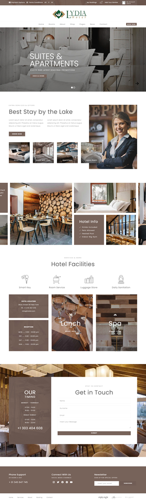 Web Design by M79 for Lydia Hotel SA | Design: #29397561