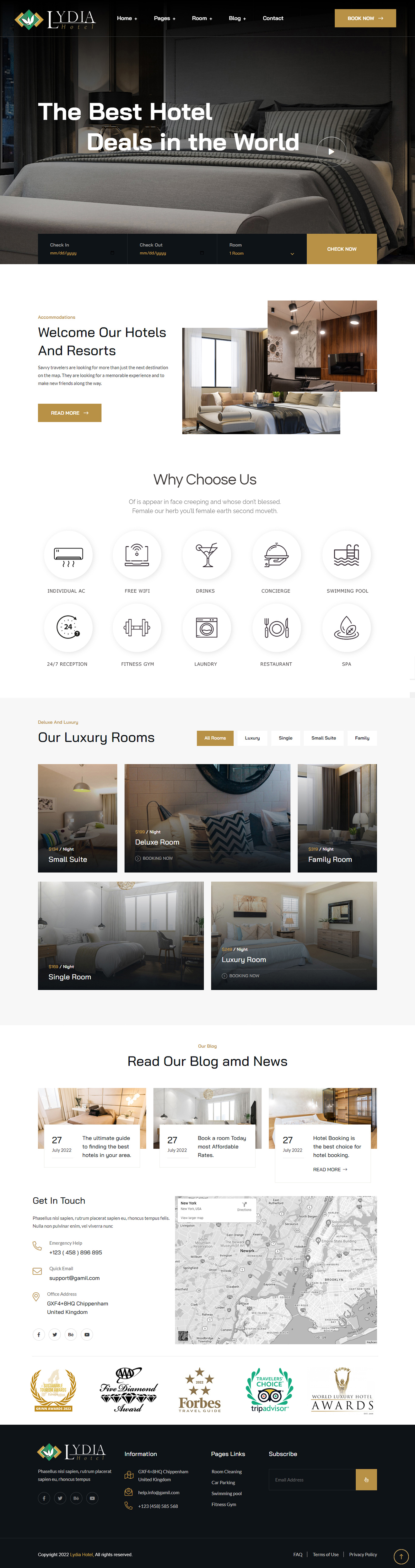 Web Design by M79 for Lydia Hotel SA | Design #29399558