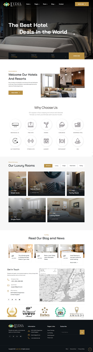 Web Design by M79 for Lydia Hotel SA | Design: #29399558