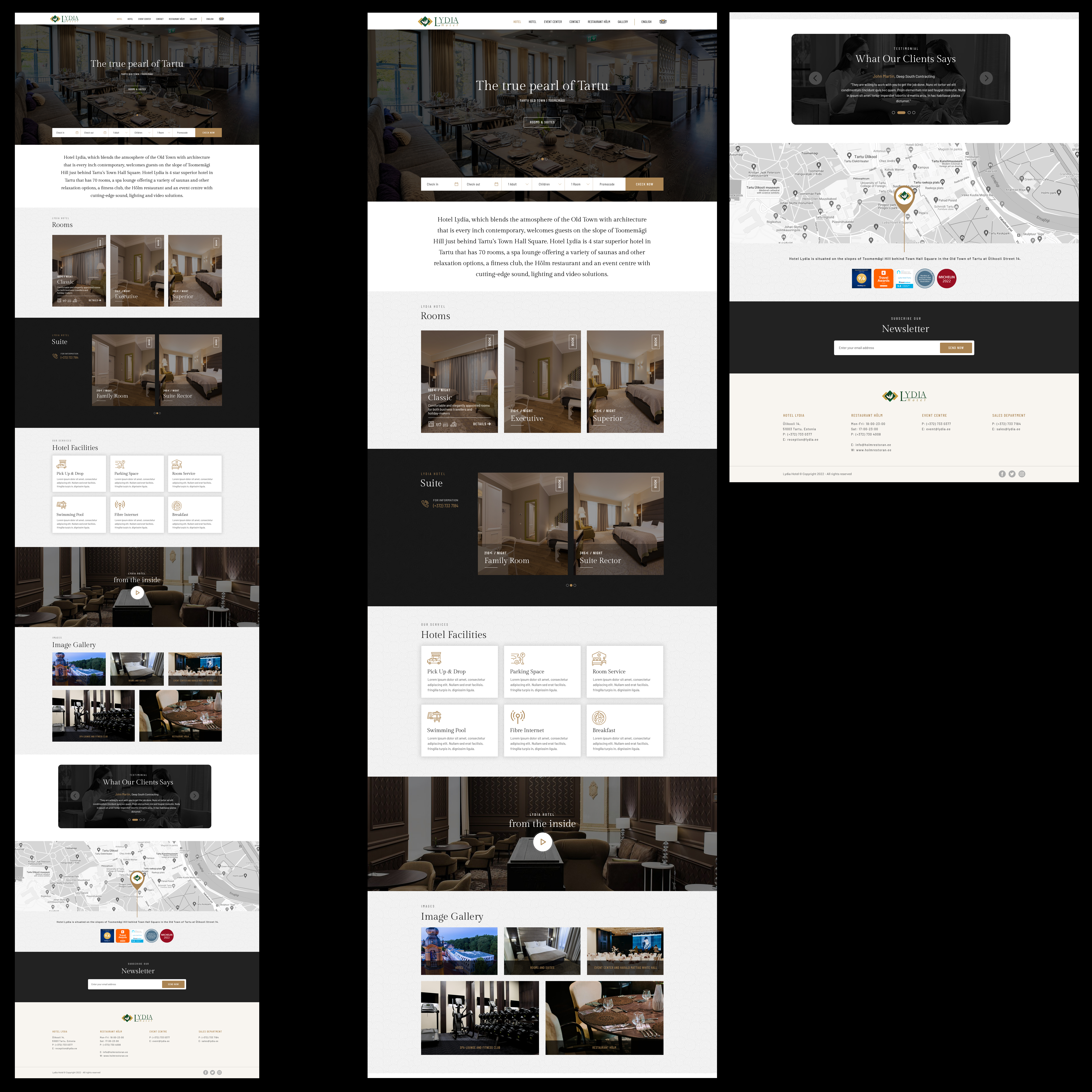Web Design by  Artman for Lydia Hotel SA | Design #29494463