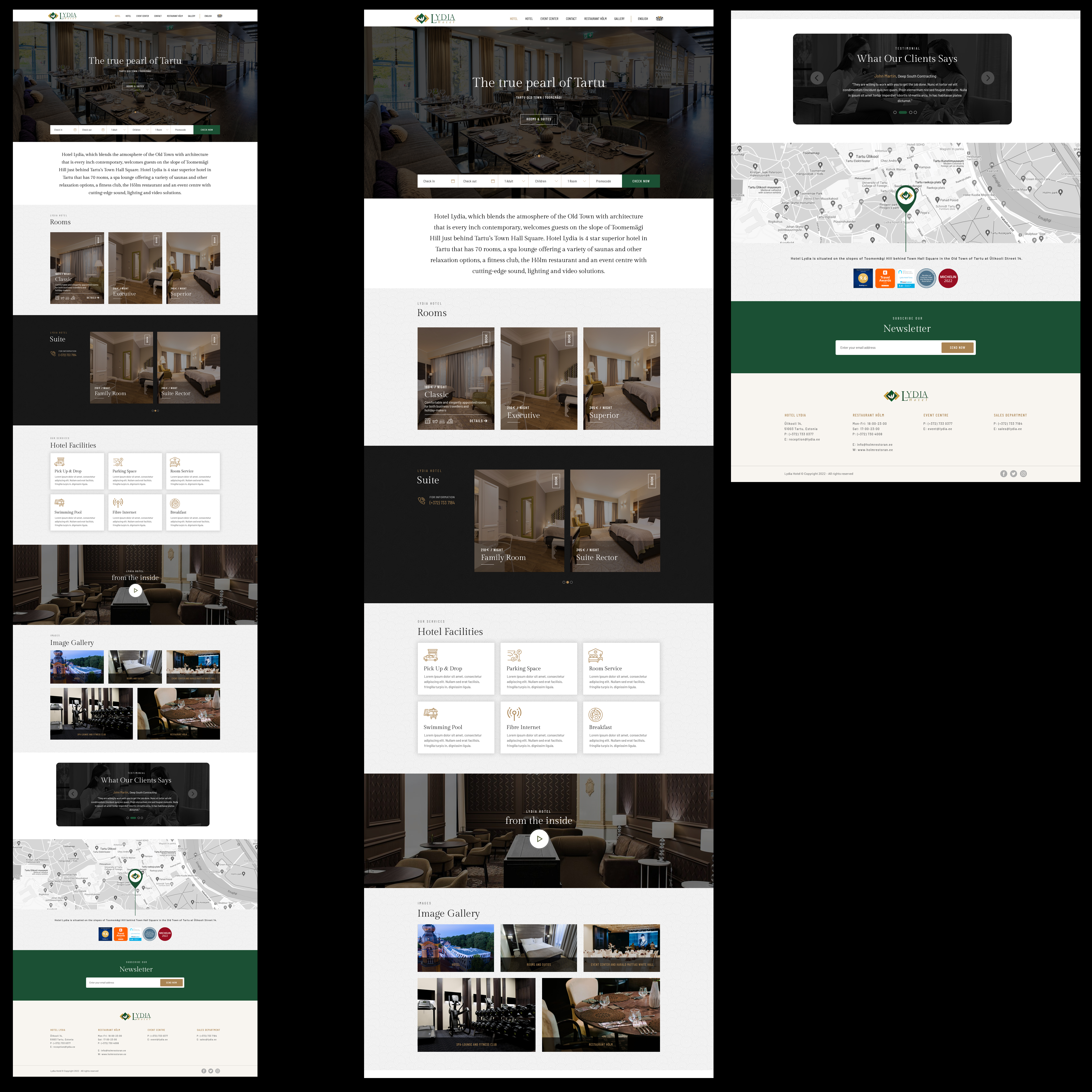 Web Design by  Artman for Lydia Hotel SA | Design #29494465