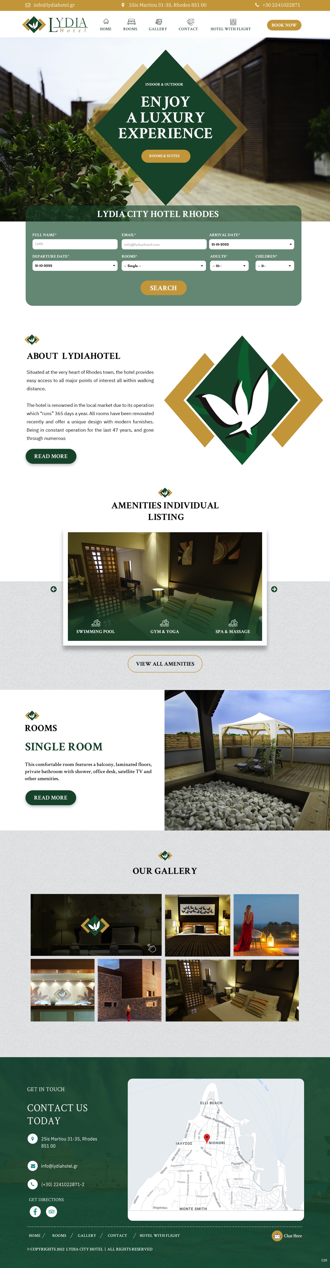 Web Design by pb for Lydia Hotel SA | Design #29397157