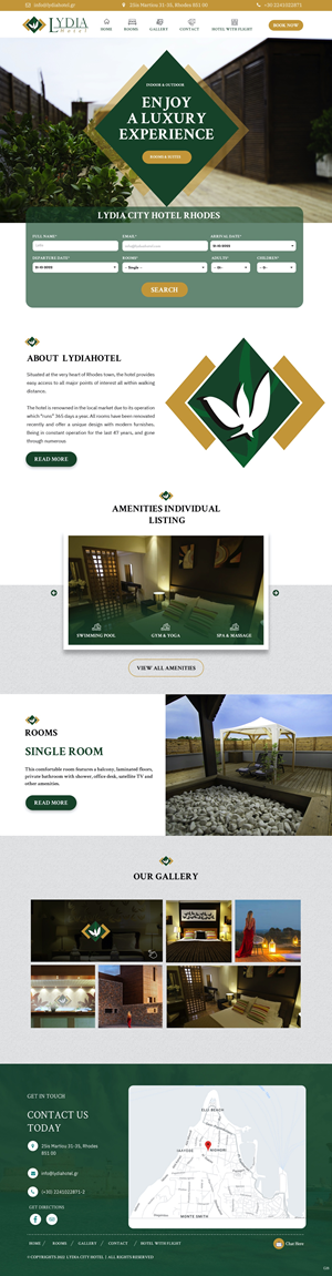 Web Design by pb for Lydia Hotel SA | Design: #29397157