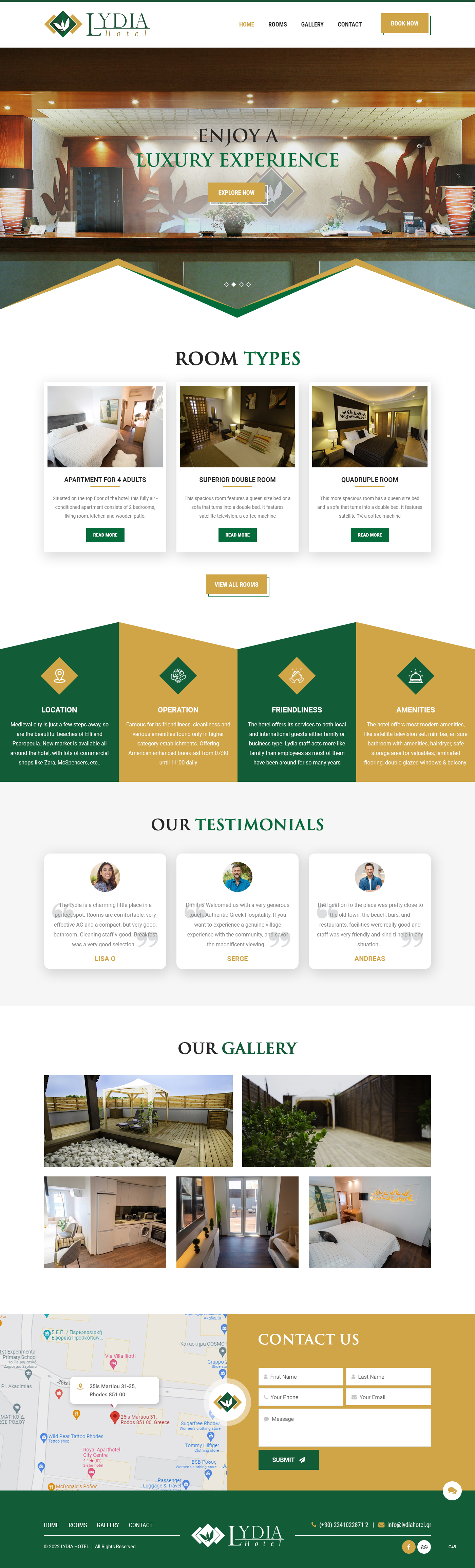 Web Design by pb for Lydia Hotel SA | Design #29397163