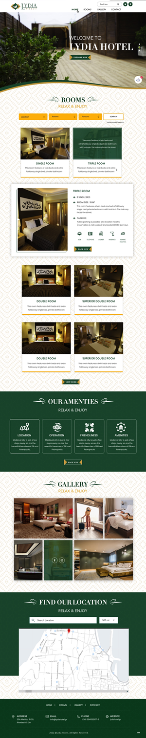 Web Design by pb for Lydia Hotel SA | Design: #29401623