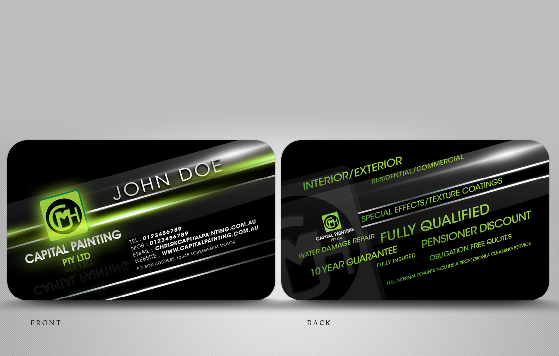 Business Card Design by disign for this project | Design #746590