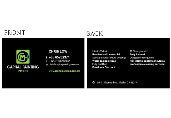 Business Card Design by Diseno Advertising Pte Ltd for this project | Design #753253