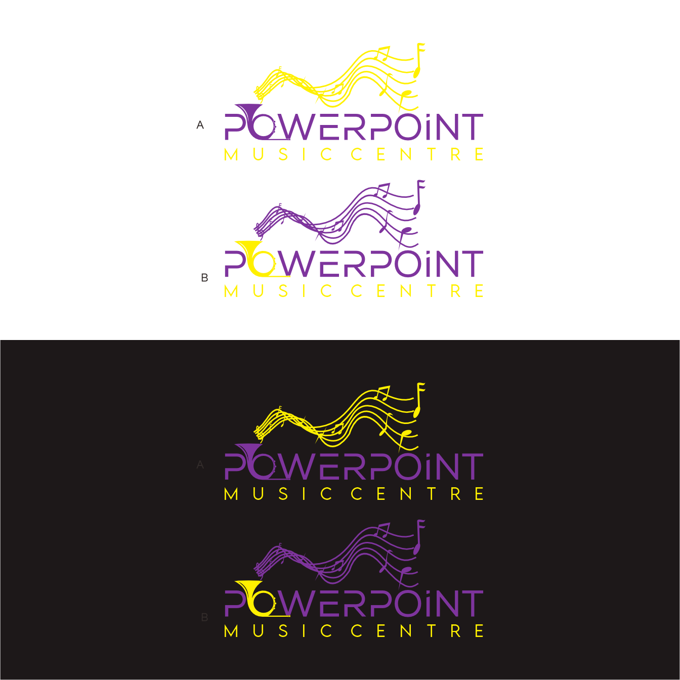 Logo Design by ikiono for Powerpoint Music | Design #29426618