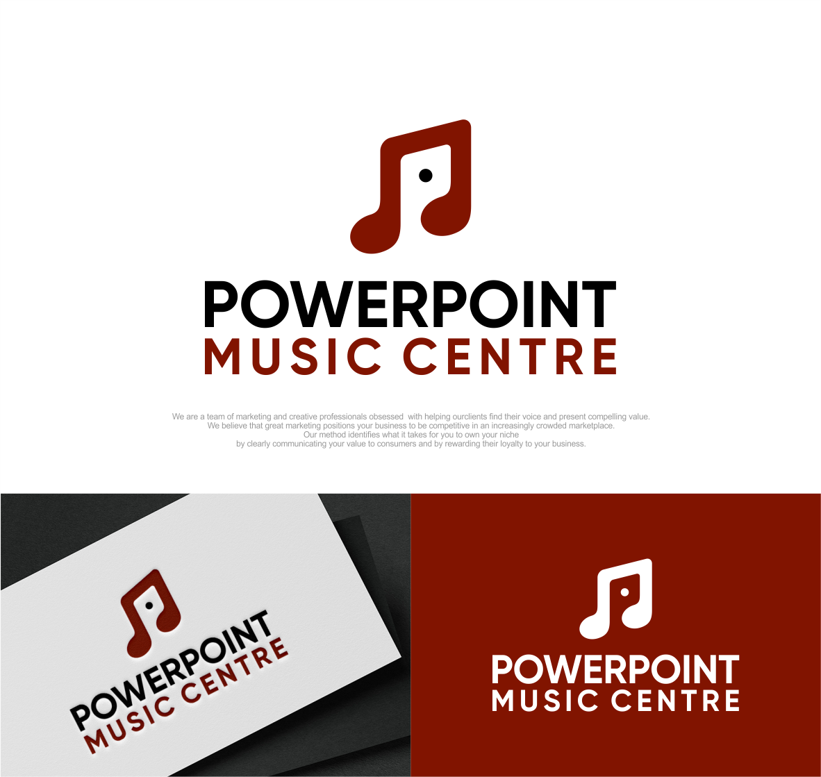 Logo Design by vintana for Powerpoint Music | Design #29424346