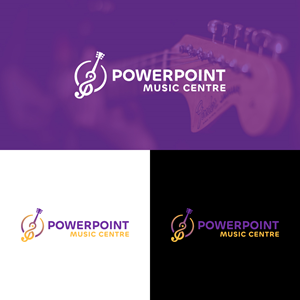 Powerpoint Music Centre | Logo Design by Kavi negi