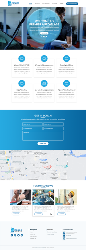 Web Design by HARSH SAINII for Supreme Auto LLC | Design #29399687