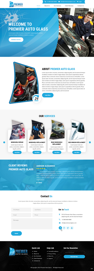 Web Design by pb for Supreme Auto LLC | Design: #29397183