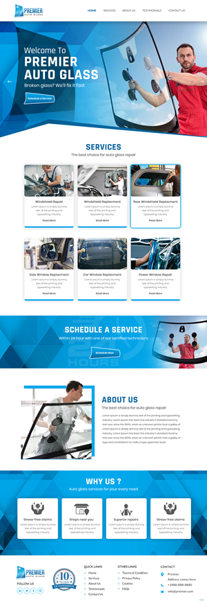 Web Design by pb for Supreme Auto LLC | Design: #29414853