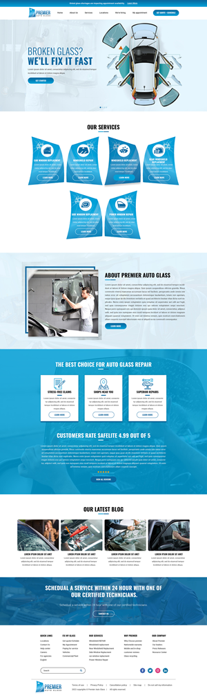 Web Design by Titan Eagle for Supreme Auto LLC | Design: #29402176
