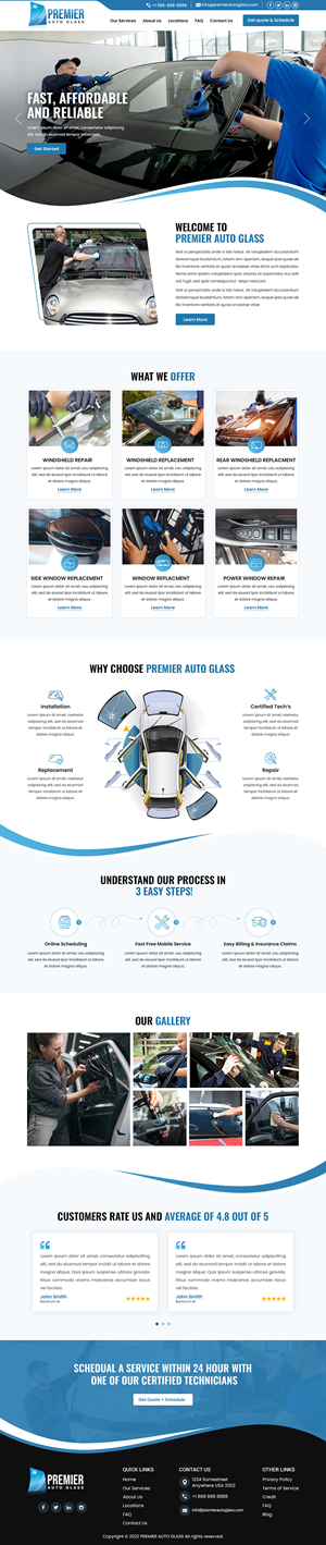 Web Design by Titan Eagle for Supreme Auto LLC | Design: #29403789