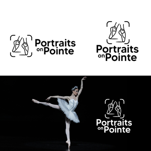 Portraits on Pointe | Logo Design by DSCMedia™