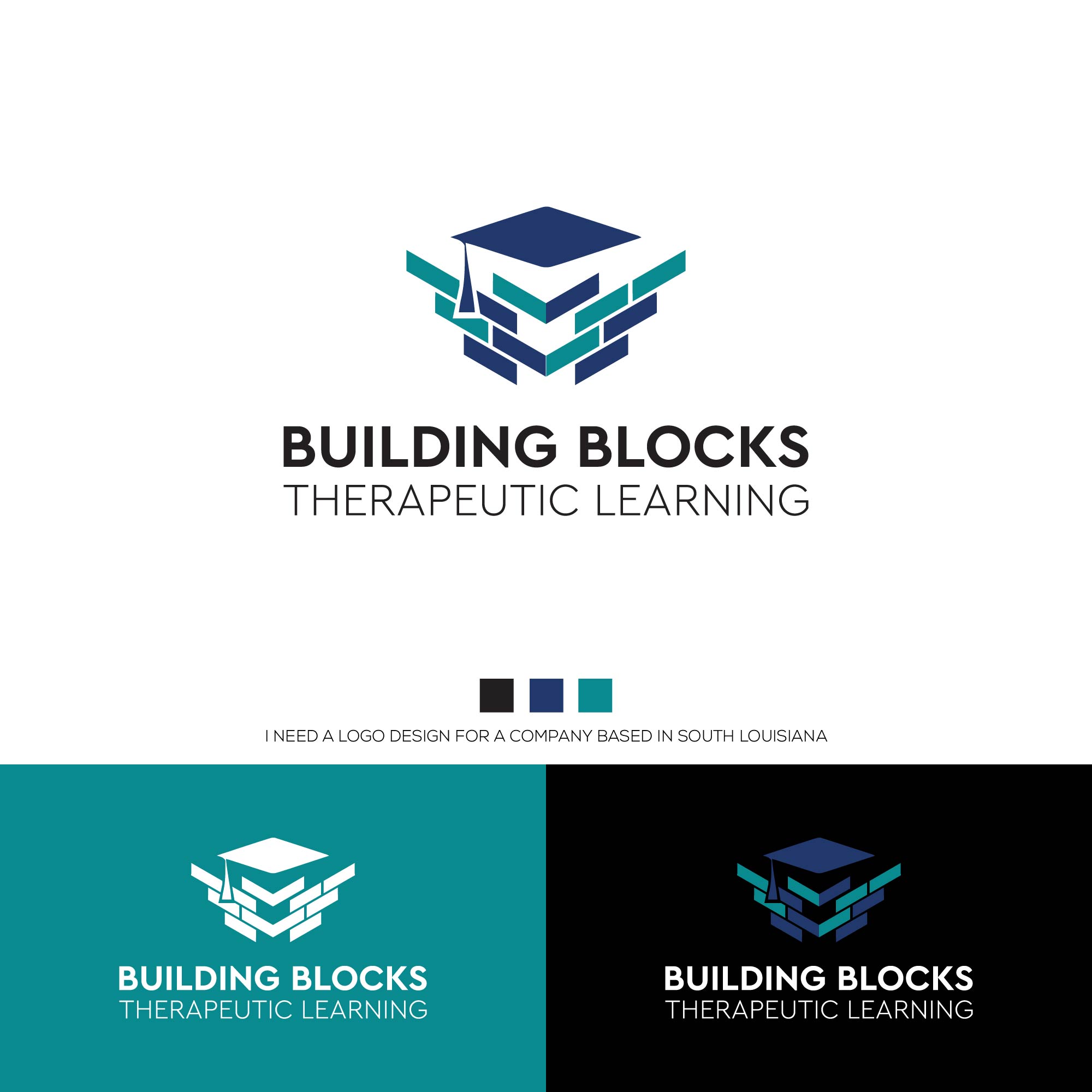 Logo-Design von alitjuara für Building Blocks Therapeutic Learning | Design #29417235