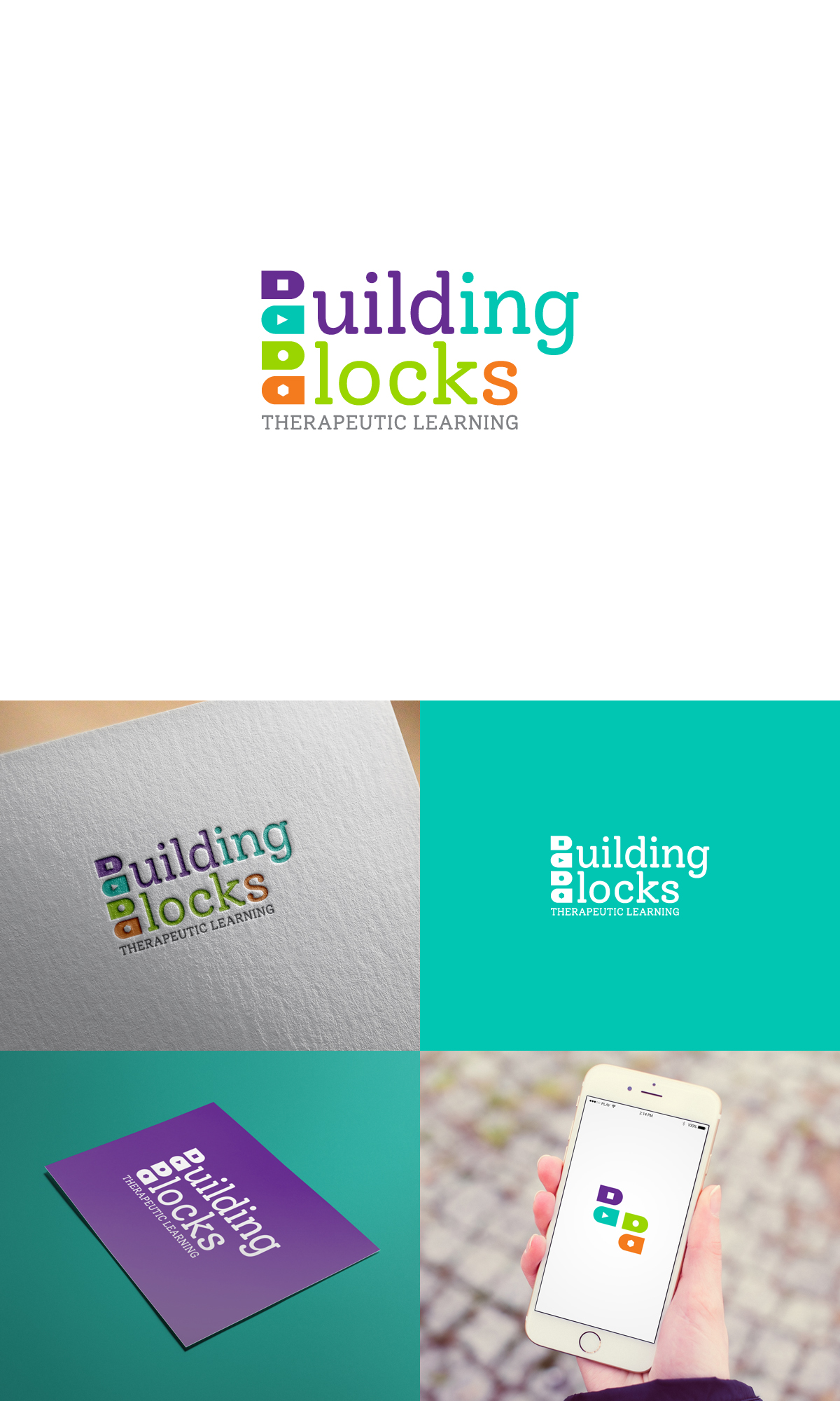Diseño de Logo por NineOwl para Building Blocks Therapeutic Learning | Diseño #29403172